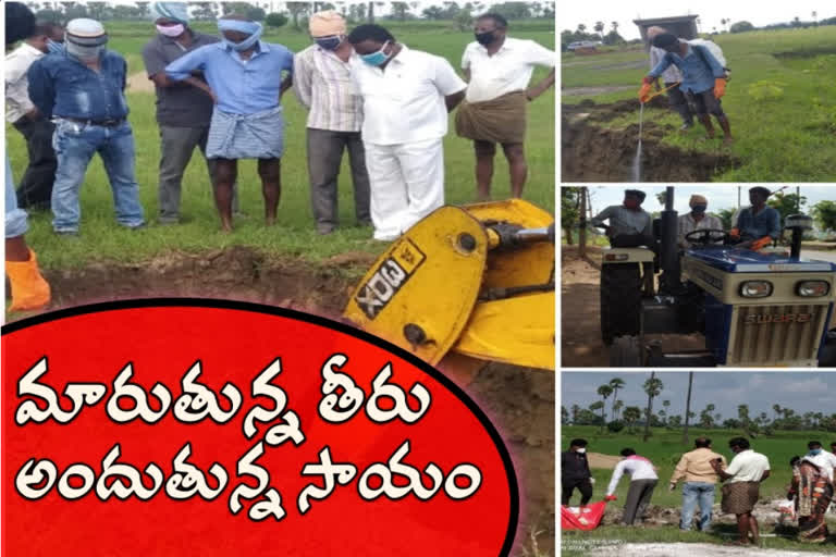 Funeral of the man who died with Corona at mukundapuram in bhadradri kothagudem district