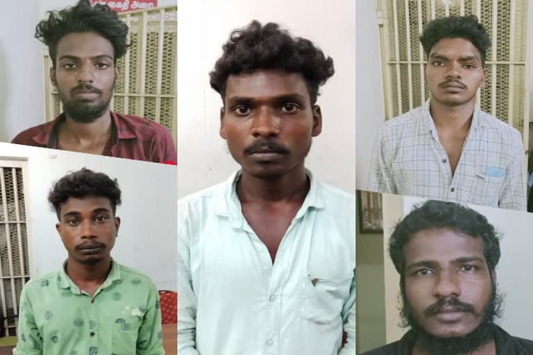 six arrested for attempting murder in kancheepuram