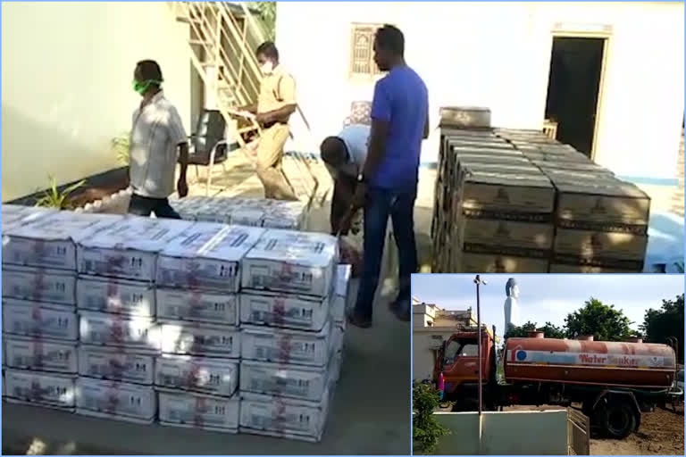 telangana liquor caught in guntur dst