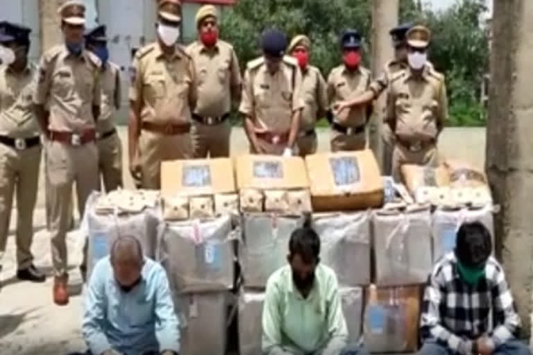 329 kgs ganja seized by excise police in hyderabad