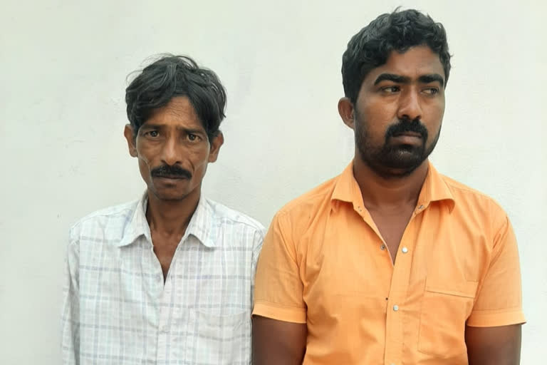 Arrest of two marijuana dealers in Athani