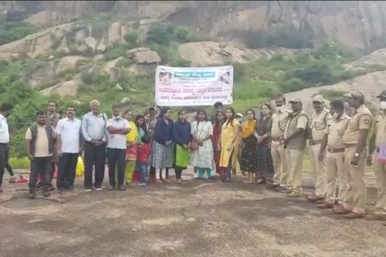 Organizing a nature walk at Ramadevara Hill