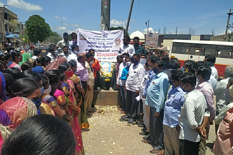 Black day celebration from faculty and non-teaching staff