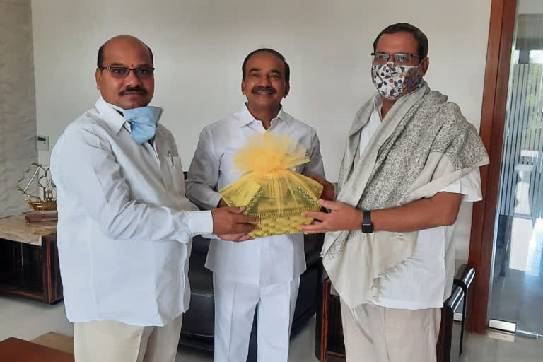 tngo leaders met with helth minister eetala rajender in hyderabad