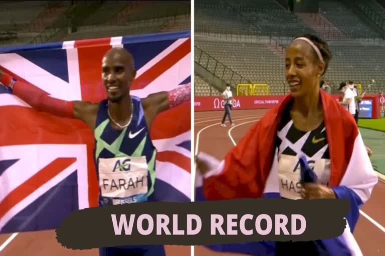 Brussels  Olympic champion  Mo Farah  Sifan Hassan one-hour world record