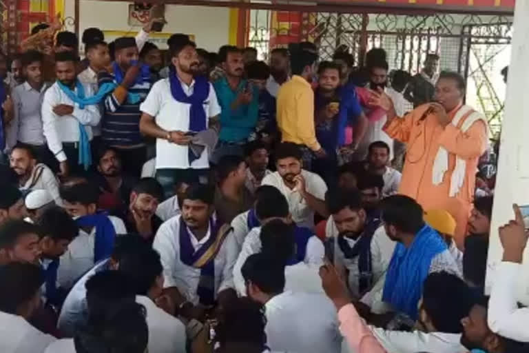 Bhima Army protest in Ravidas Temple Case