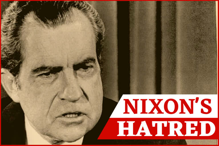 Former US president Richard Nixon