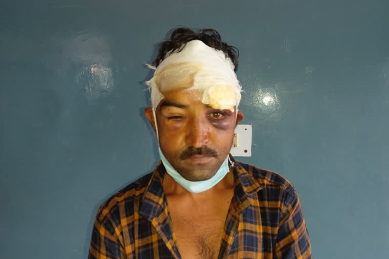 a person attacked in sundernagar