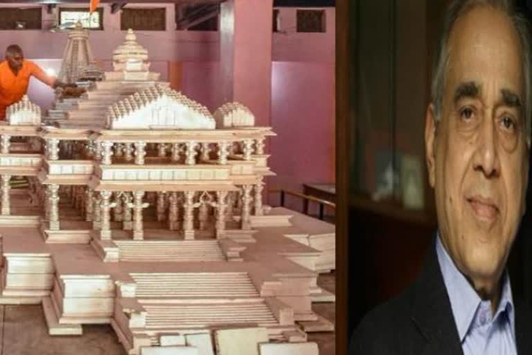 राम मंदिर निर्माण समिति के चेयरमैन नृपेंद्र मिश्रा