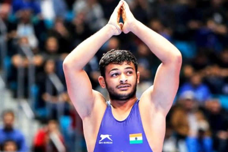 wrestler deepak punia corona