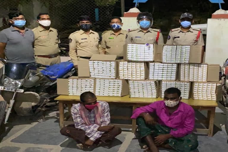 Two men arrested and wine seize in kottalapally ananthapuram district