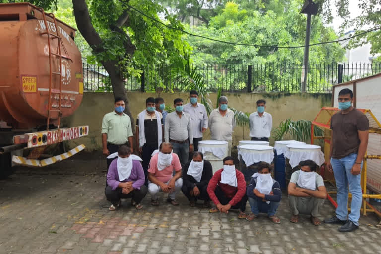 crime branch stf arrested 6 member of aviation oil theft gang in delhi