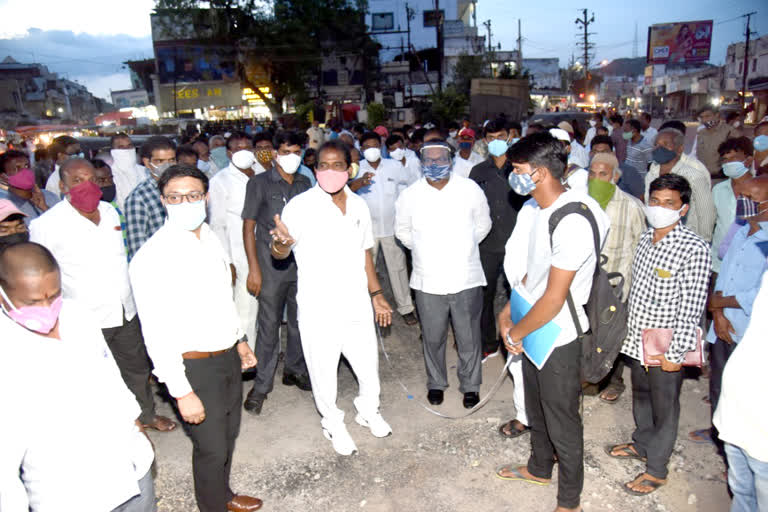 minister spoke on road development in mahaboobnagar