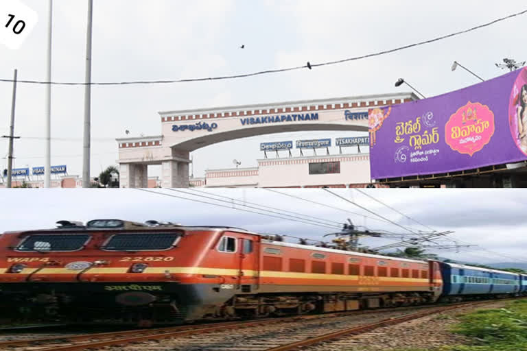 Special trains from 12 via Visakhapatnam
