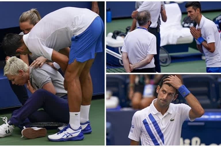Novak Djokovic out of US Open 2020 after hitting line judge with ball