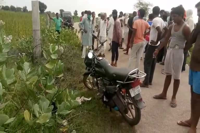 Bike rider died in road accident