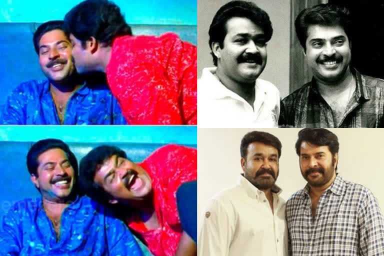 mohanlal  actor mohanlal birthday wish to great actor mammootty  'ഹരേയ്ക്ക്... കിണ്ണന്‍റെ വക' കിടിലന്‍ ഒരു ഉമ്മയും ജന്മദിനാശംസയും  മമ്മൂട്ടിക്ക് മോഹന്‍ലാലിന്‍റെ പിറന്നാള്‍ ആശംസ