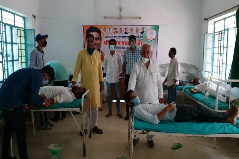 Blood donation camp on birthday, Sachin Pilot Birthday