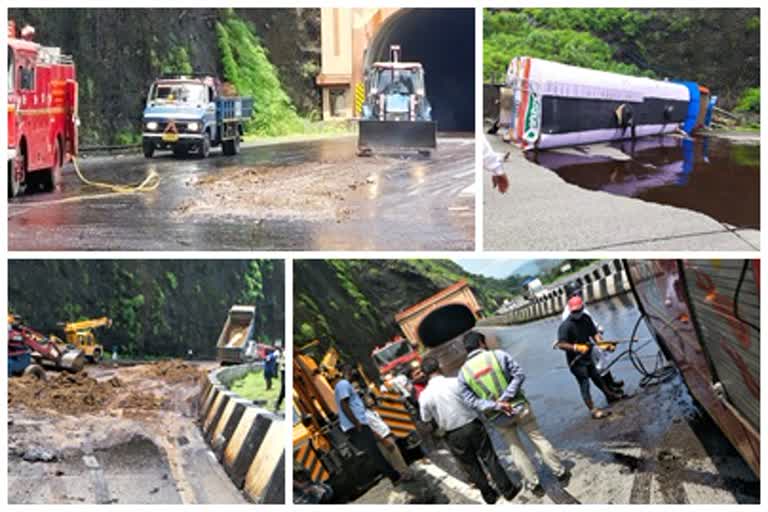 oil tanker accident on pune mumbai highway