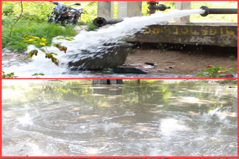 wastage of water in jammalamadugu at kadapa district