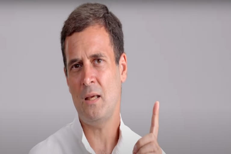 congress leader rahul gandhi attacks modi govt over gdp and coronavirus india