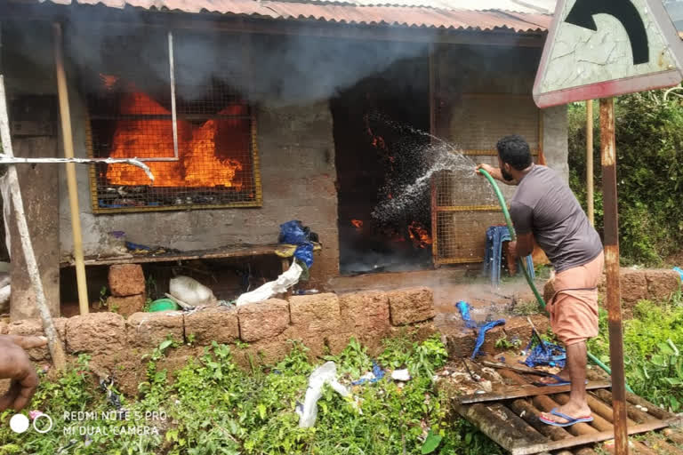 The shop owner who set fire to his shop