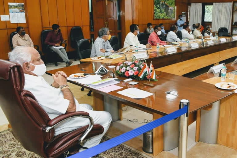 cm yadiyurappa meeting with central team