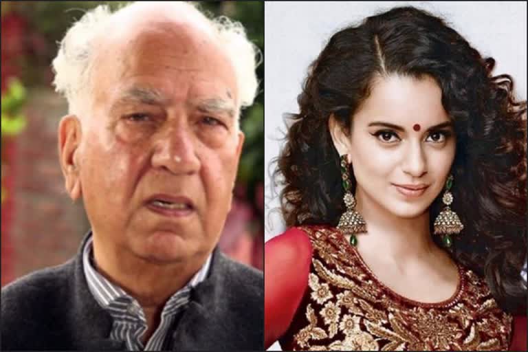 former cm Shanta kumar statement on kangna ranaut controversy