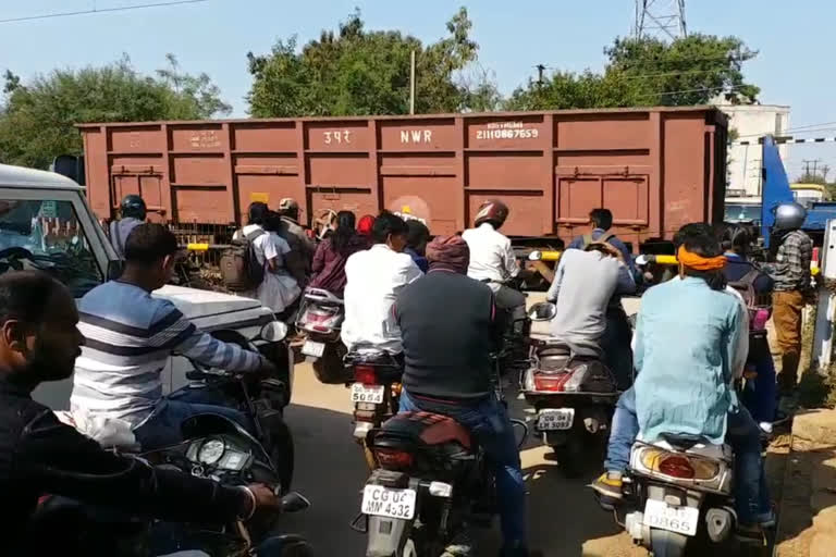 Railway gate closed for 3 days due to railway track repair