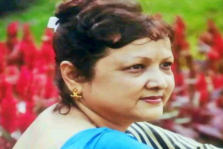 Dr Tulika goswami death in suffering covid 19 guwahati assam etv bharat news