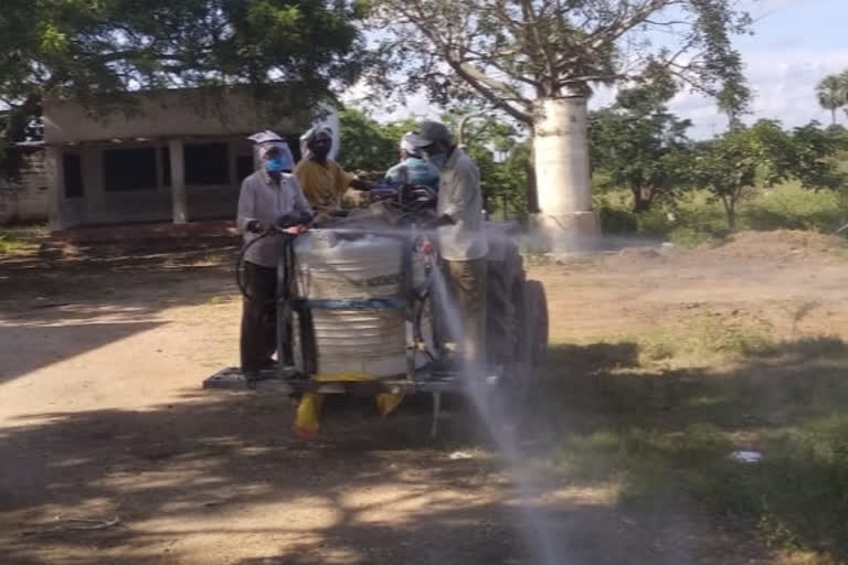 corona precautions in podichedu village in yadadri bhuvanagiri district