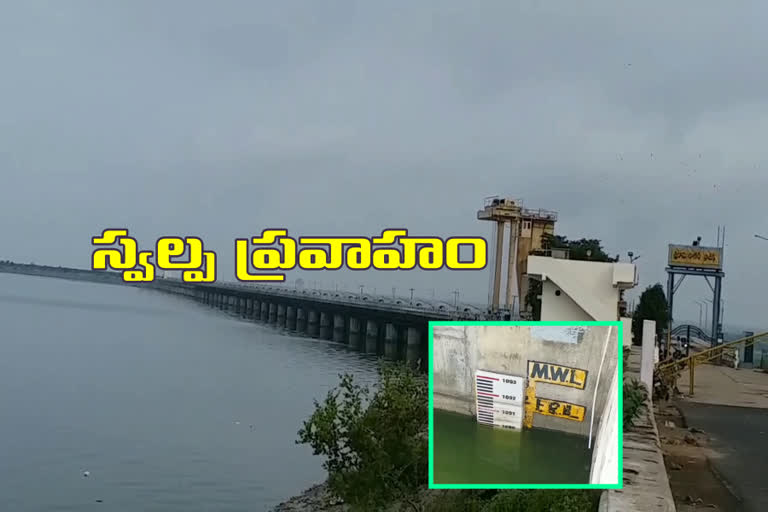 flood water going to sriram sagar project in nizamabad