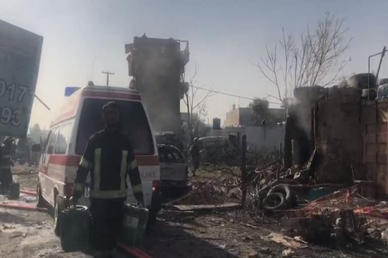 10 killed, 12 injured after blast targets Afghan Vice President's convoy in Kabul