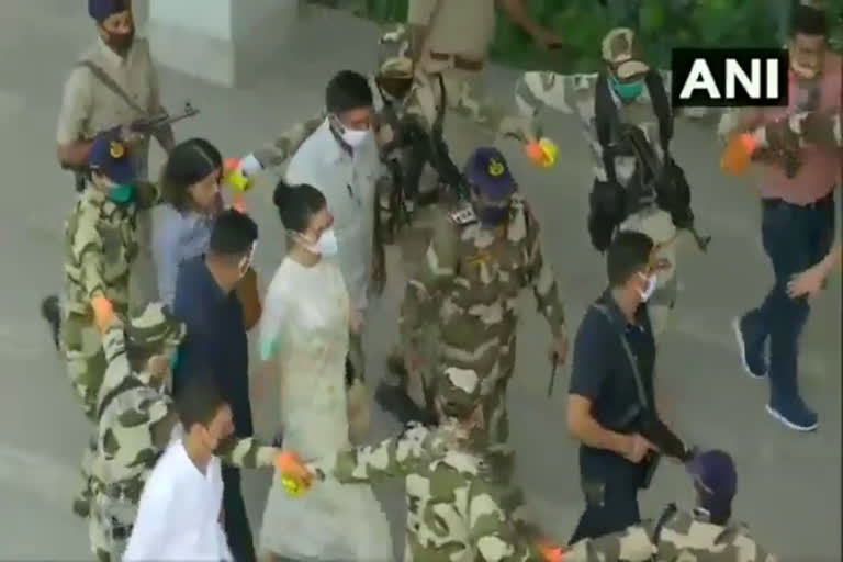 Kangana Ranaut reached Chandigarh Airport