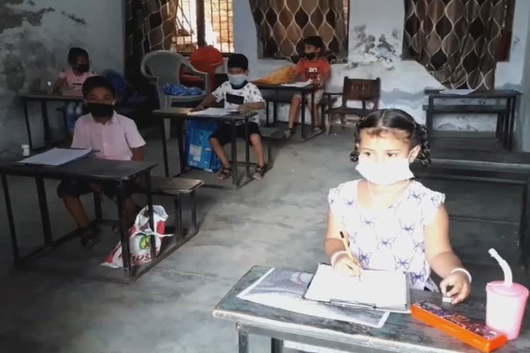 Contrary to the government's instructions, a private school opened in Batala