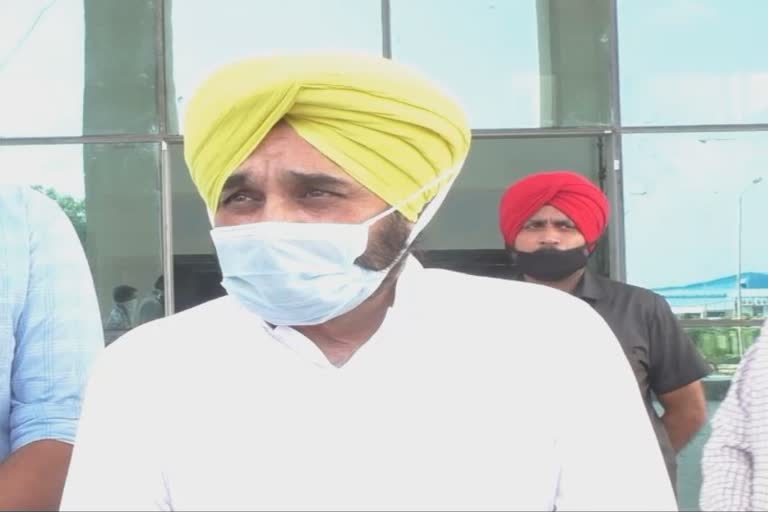 bhagwant mann say that Congress playing politics on the oximeter