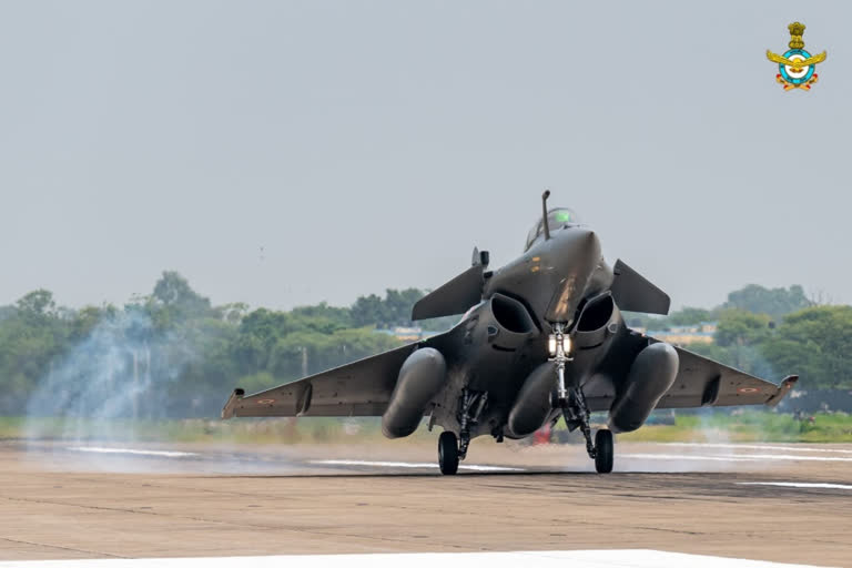 Induction ceremony of rafale fighters jet