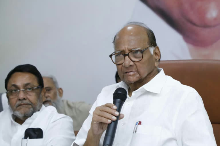 ncp leader sharad pawar Discussion with mumbai police commissioner paramvir singh in mumbai