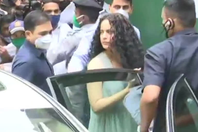 After Rangoli Chandel, Kangana arrives at her demolished office