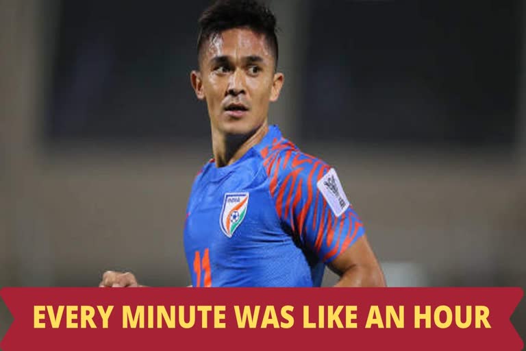 Indian football team captain Sunil Chhetri