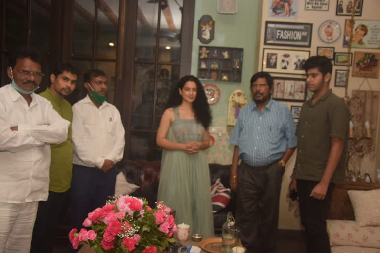 ramdas athawale kangana meeting