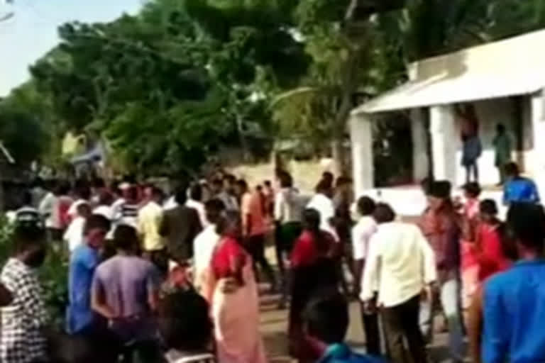 conflict between two groups at bapatla