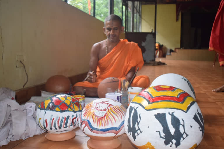 preparation for Krishna Leelotsava in udupi