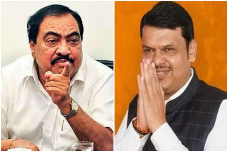 eknath khadse- fadnavis