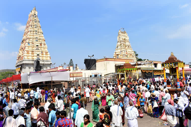 Devotees increases in malemahadeshwar hills