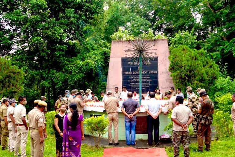 National forest Martyar Day clebration at kaziranga national park