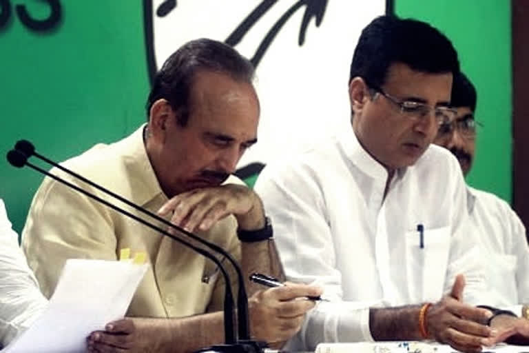 Randeep Surjewala and Ghulam Nabi Azad