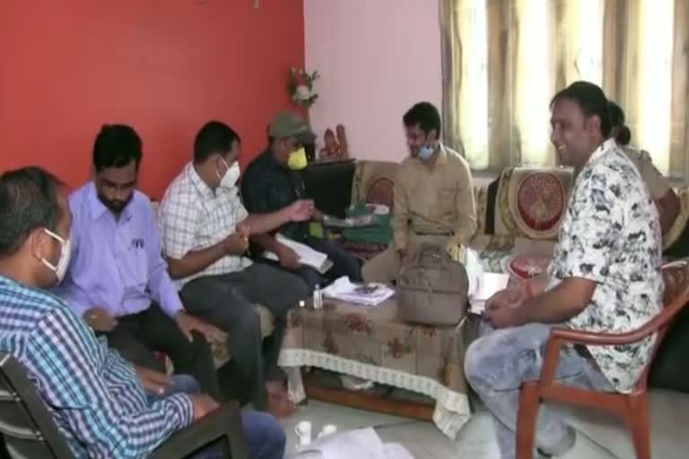 Raid in a businessman home in bargarh