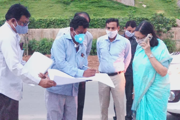 yadadri collector visited development works