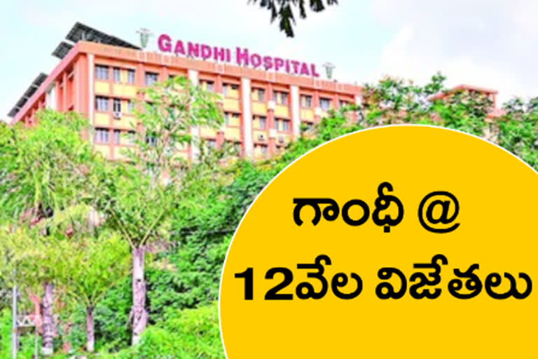 12 thousand corona patients recover from gandhi hospital